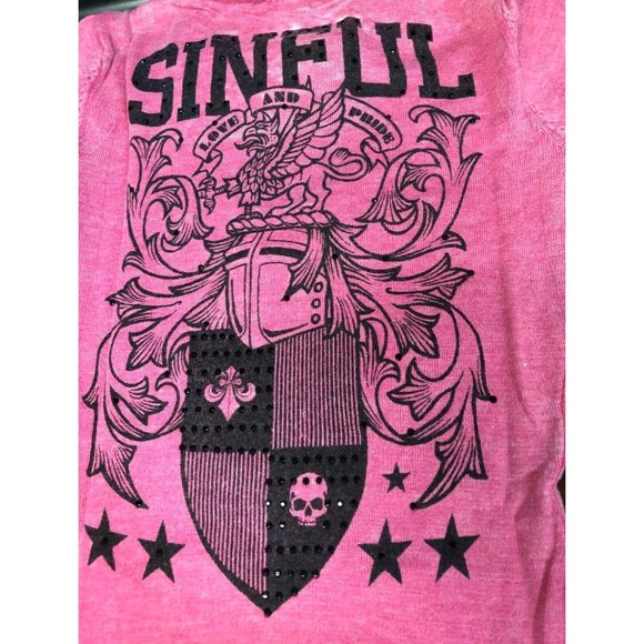 Sinful AFFLICTION Women's Top DAKOTA SWEATER DRESS - Picture 5 of 9